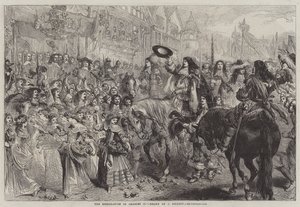 The Restoration of Charles II by John Gilbert